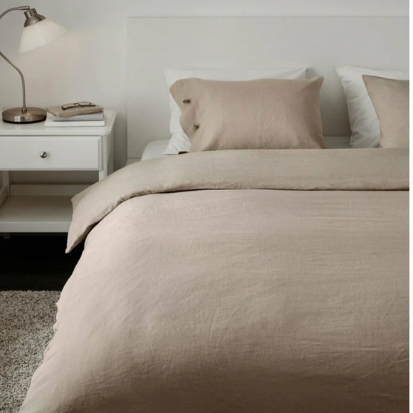 IKEA Bedding Ikea 0 Linen King Duvet Set Rh Linen Duvet Dupe Poshmark